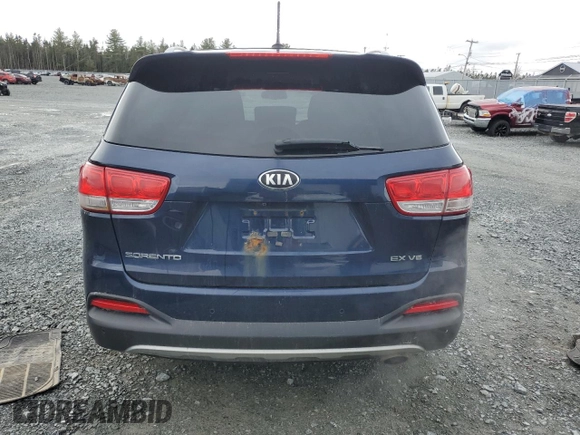 2016 Kia Sorento EX with VIN 5XYPHDA51GG173832, listed as a Copart auction lot 52921635 with 239,331 mi miles and Salvage Title. Bid and sale history available at carsss.com. Image 6.