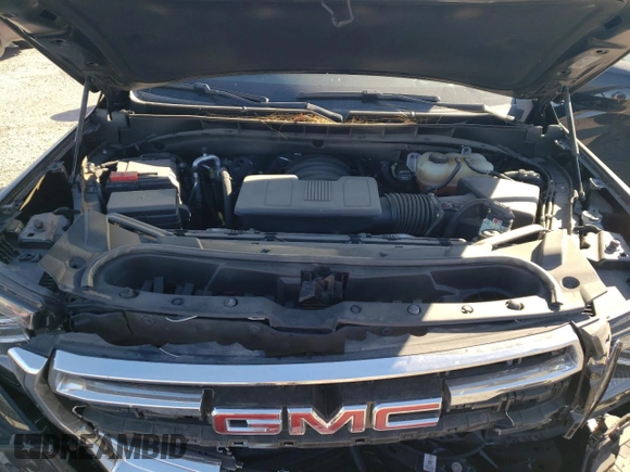 2022 GMC Yukon SLT with VIN 1GKS2BKD5NR356479, listed as a Copart auction lot 77674304 with 33,580 mi miles and Salvage Title. Bid and sale history available at carsss.com. Image 14.