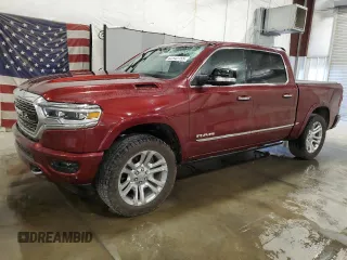 2020 Ram 1500 Limited with VIN 1C6SRFHT1LN141853, listed as a Copart auction lot 62845155 with 109,772 mi miles and Salvage title. Bid and sale history available at DreamBid. Image 1.