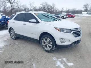 2019 Chevrolet Equinox Premier z VIN 3GNAXNEV8KL311402, wystawiony jako IAAI lot #41270536 z przebiegiem 24 084 mil mil oraz . Historia ofert i sprzedaży dostępna na DreamBid. Obrazek 1.