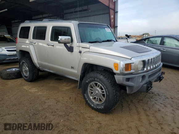 2007 Hummer H3 SUV with VIN 5GTDN13E178176012, listed as a Copart auction lot 85798514 with 239,642 mi miles and Clean Title. Bid and sale history available at DreamBid. Image 4.