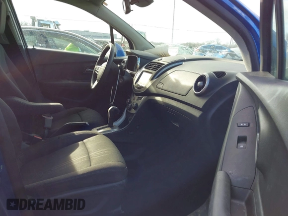 2016 Chevrolet Trax LT with VIN KL7CJPSB2GB542570, listed as a IAAI auction lot 41448934 with 160,468 mi miles and . Bid and sale history available at DreamBid. Image 5.