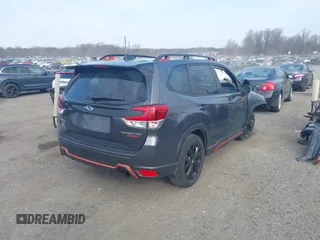 2024 Subaru Forester Sport with VIN JF2SKAGC6RH401903, listed as a IAAI auction lot 41701490 with 17,922 mi miles. Bid and sale history available at carsss.com. Image 4.