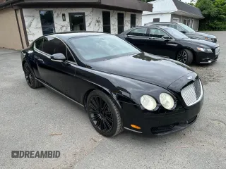 2007 Bentley Continental GT with VIN SCBCR73W17C040241, listed as a Copart auction lot 63676435 with 92,913 mi miles and Clean title. Bid and sale history available at DreamBid. Image 1.