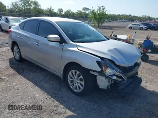 2018 Nissan Sentra SV with VIN 3N1AB7AP2JY213464, listed as a IAAI auction lot 41931871 with 55,065 mi miles. Bid and sale history available at carsss.com. Image 1.
