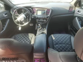 2015 Kia Optima SXL Turbo with VIN 5XXGR4A69FG456018, listed as a Copart auction lot 50437485 with 123,810 mi miles and Salvage Title. Bid and sale history available at carsss.com. Image 8.