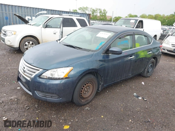 2014 Nissan Sentra S with VIN 3N1AB7AP8EY284481, listed as a IAAI auction lot 42121992 with 176,672 mi miles and . Bid and sale history available at DreamBid. Image 2.