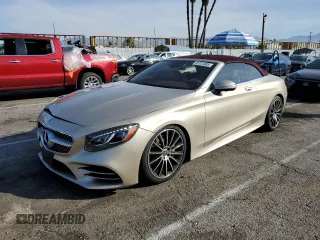 2019 Mercedes-Benz S-Class S 560 with VIN WDDXK8DB7KA038850, listed as a Copart auction lot 45124985 with 0 mi miles and Salvage Title. Bid and sale history available at carsss.com. Image 1.