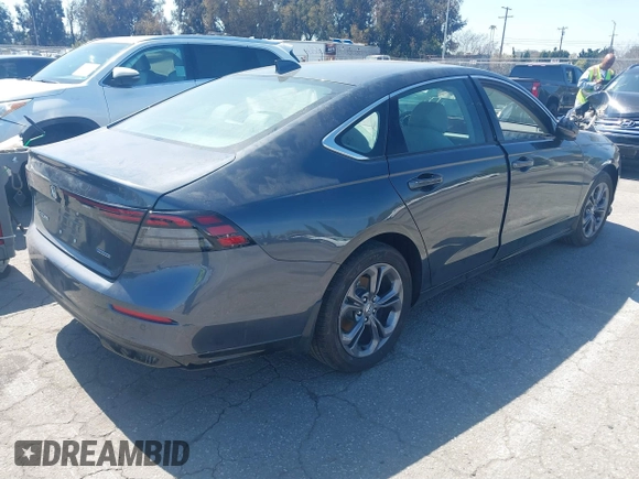 2024 Honda Accord EX-L with VIN 1HGCY2F63RA054589, listed as a IAAI auction lot 41632547 with 16,345 mi miles and . Bid and sale history available at DreamBid. Image 4.