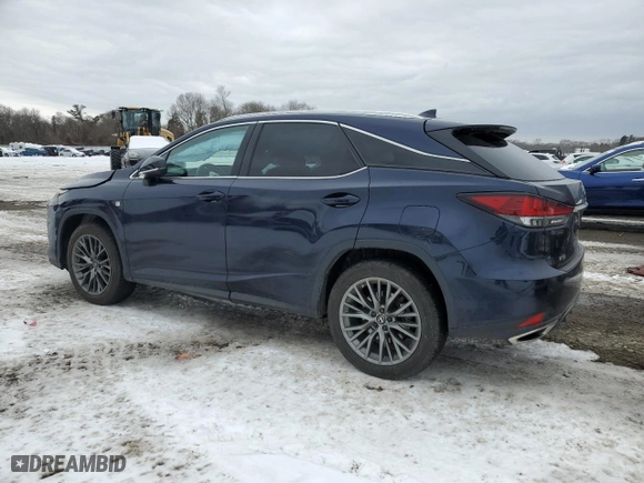 2022 Lexus RX with VIN 2T2YZMDA5NC355905, listed as a Copart auction lot 44953705 with 25,938 mi miles and Salvage Title. Bid and sale history available at carsss.com. Image 2.