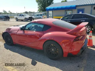 2020 Toyota GR Supra 3.0 with VIN WZ1DB4C02LW029016, listed as a Copart auction lot 69442174 with 0 mi miles and Salvage Title. Bid and sale history available at carsss.com. Image 2.