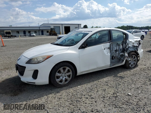 2013 Mazda 3 i SV with VIN JM1BL1TF7D1784909, listed as a Copart auction lot 55674735 with 121,664 mi miles and Salvage title. Bid and sale history available at DreamBid. Image 1.
