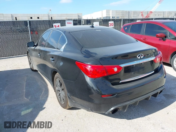 2017 Infiniti Q50 Premium with VIN JN1EV7AP4HM740380, listed as a IAAI auction lot 42593516 with 101,563 mi miles and . Bid and sale history available at DreamBid. Image 3.
