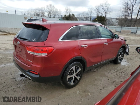 2016 Kia Sorento EX with VIN 5XYPHDA12GG025167, listed as a Copart auction lot 44325245 with 111,174 mi miles and Salvage Title. Bid and sale history available at DreamBid. Image 3.
