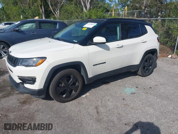 2019 Jeep Compass Latitude z VIN 3C4NJCBB7KT743456, wystawiony jako IAAI lot #41230833 z przebiegiem 125 340 mil mil oraz . Historia ofert i sprzedaży dostępna na DreamBid. Obrazek 17.