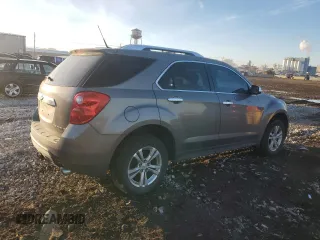 2012 Chevrolet Equinox LTZ with VIN 2GNFLGE57C6211455, listed as a Copart auction lot 46452445 with 145,350 mi miles and Salvage Title. Bid and sale history available at carsss.com. Image 3.
