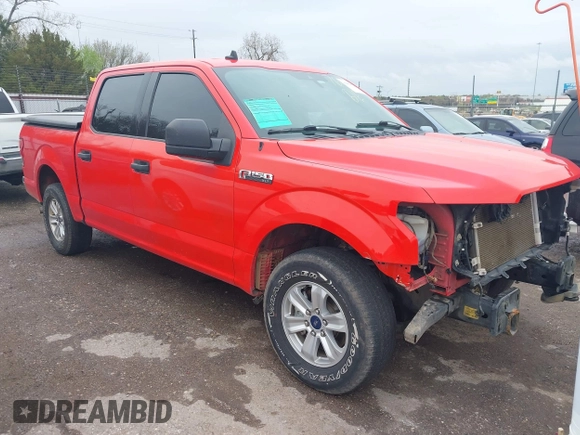 2020 Ford F-150 XL with VIN 1FTEW1EP1LFB55996, listed as a IAAI auction lot 41959142 with 70,936 mi miles and . Bid and sale history available at DreamBid. Image 1.