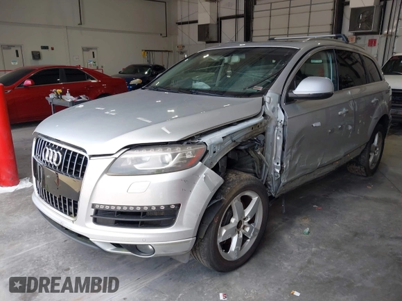 2014 Audi Q7 Premium Plus with VIN WA1LGAFE8ED004177, listed as a IAAI auction lot 42757437 with 183,830 mi miles and . Bid and sale history available at DreamBid. Image 17.