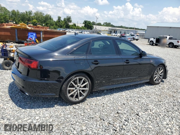2017 Audi A6 Premium Plus with VIN WAUF2AFC9HN049141, listed as a Copart auction lot 62705535 with 80,614 mi miles and Salvage title. Bid and sale history available at DreamBid. Image 3.