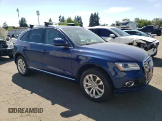 2014 Audi Q5 Premium Plus with VIN WA1LFAFP7EA050329, listed as a Copart auction lot 63111935 with 138,051 mi miles and Salvage title. Bid and sale history available at DreamBid. Image 4.