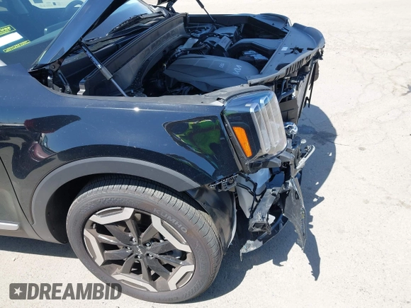 2025 Kia Telluride S with VIN 5XYP64GC4SG623557, listed as a IAAI auction lot 42385589 with 1,538 mi miles and . Bid and sale history available at DreamBid. Image 21.