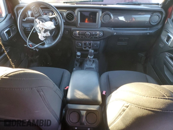 2021 Jeep Wrangler Unlimited 80th Anniversary with VIN 1C4HJXDN9MW596033, listed as a Copart auction lot 87640685 with 14,633 mi miles and Salvage title. Bid and sale history available at DreamBid. Image 8.
