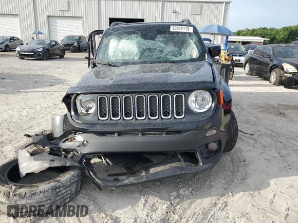 2018 Jeep Renegade Latitude with VIN ZACCJABB7JPH38212, listed as a Copart auction lot 60028115 with 88,313 mi miles and Salvage title. Bid and sale history available at DreamBid. Image 5.
