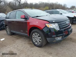 2009 Ford Edge Limited with VIN 2FMDK39C39BA45094, listed as a IAAI auction lot 41968011 with 195,897 mi miles. Bid and sale history available at carsss.com. Image 1.