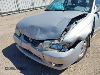 2002 Toyota Corolla CE with VIN 1NXBR12E92Z654340, listed as a IAAI auction lot 41805390 with 62,899 mi miles and . Bid and sale history available at DreamBid. Image 6.