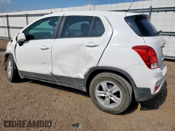 2021 Chevrolet Trax LS with VIN KL7CJKSB8MB302888, listed as a Copart auction lot 58416215 with 43,794 mi miles and Salvage title. Bid and sale history available at DreamBid. Image 2.