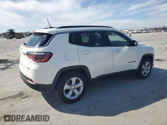 2020 Jeep Compass Latitude with VIN 3C4NJCBB6LT153119, listed as a Copart auction lot 50141465 with 67,422 mi miles and Salvage Title. Bid and sale history available at carsss.com. Image 3.