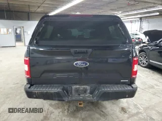 2018 Ford F-150 XL with VIN 1FTEW1EG0JFD10941, listed as a Copart auction lot 57855095 with 119,345 mi miles and Salvage title. Bid and sale history available at DreamBid. Image 6.