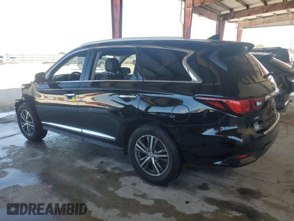 2019 Infiniti QX60 Luxe z VIN 5N1DL0MM7KC521610, wystawiony jako Copart lot #48518765 z przebiegiem 54 561 mil mil oraz Szkody całkowita. Historia ofert i sprzedaży dostępna na DreamBid. Obrazek 2.