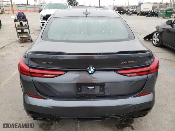 2021 BMW 2 Series M235i xDrive with VIN WBA13AL07M7H39957, listed as a Copart auction lot 85146844 with 11,065 mi miles and Salvage Title. Bid and sale history available at carsss.com. Image 6.