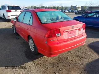 2004 Honda Civic LX with VIN 2HGES16584H548825, listed as a IAAI auction lot 41477784 with 152,581 mi miles. Bid and sale history available at carsss.com. Image 3.