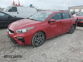 2021 Kia Forte EX with VIN 3KPF54ADXME349152, listed as a Copart auction lot 84282214 with 56,073 mi miles and Salvage Title. Bid and sale history available at DreamBid. Image 1.