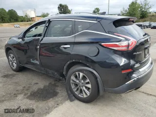 2017 Nissan Murano SL with VIN 5N1AZ2MG9HN104736, listed as a Copart auction lot 71114214 with 60,361 mi miles and Salvage Title. Bid and sale history available at carsss.com. Image 2.
