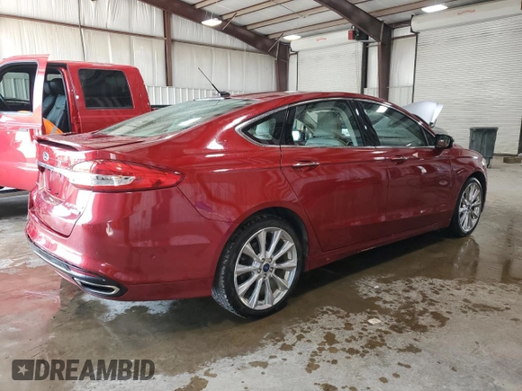 2017 Ford Fusion Titanium with VIN 3FA6P0D97HR186314, listed as a Copart auction lot 65326075 with 49,681 mi miles and Salvage title. Bid and sale history available at DreamBid. Image 3.