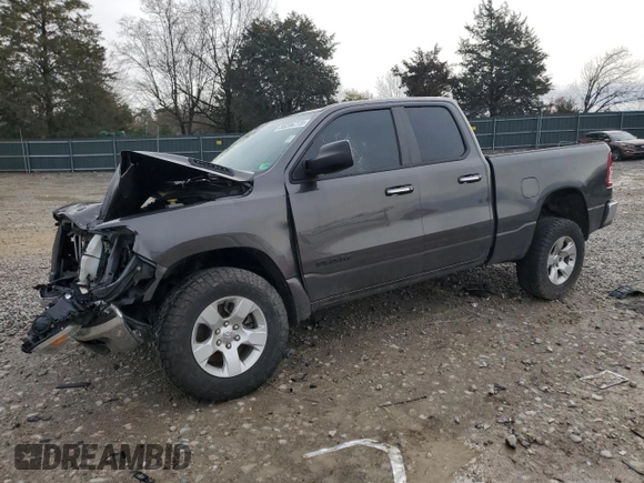 2020 Ram 1500 Big Horn with VIN 1C6SRFBT7LN404601, listed as a Copart auction lot 50206715 with 0 mi miles and Salvage Title. Bid and sale history available at carsss.com. Image 1.