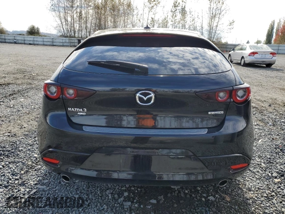 2022 Mazda Mazda3 Hatchback Premium with VIN JM1BPBMLXN1518512, listed as a Copart auction lot 75472414 with 42,914 mi miles and Salvage Title. Bid and sale history available at carsss.com. Image 6.