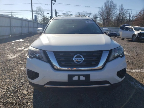 2017 Nissan Pathfinder S with VIN 5N1DR2MM8HC678808, listed as a Copart auction lot 45260615 with 114280 miles and Salvage Title. Bid and sale history available at carsss.com. Image 5.
