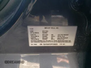 2023 Tesla Model Y Long Range z VIN 7SAYGAEE3PF596826, wystawiony jako Copart lot #50513045 z przebiegiem 30 747 mil mil oraz Szkoda całkowita • Salvage title. Historia ofert i sprzedaży dostępna na DreamBid. Obrazek 12.