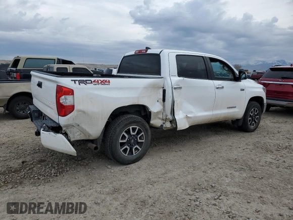 2021 Toyota Tundra Limited z VIN 5TFHY5F12MX993376, wystawiony jako Copart lot #51164105 z przebiegiem 32 931 mil mil oraz Szkoda całkowita • Salvage title. Historia ofert i sprzedaży dostępna na DreamBid. Obrazek 3.