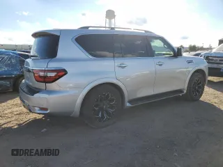 2022 Nissan Armada SV with VIN JN8AY2AC5N9161632, listed as a Copart auction lot 76475753 with 17,665 mi miles. Bid and sale history available at carsss.com. Image 3.