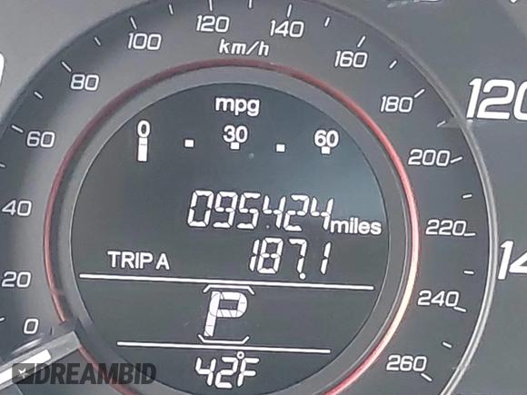 2015 Honda Accord Sport with VIN 1HGCR2F55FA066887, listed as a IAAI auction lot 41937676 with 95,424 mi miles and . Bid and sale history available at DreamBid. Image 15.