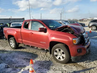 2015 GMC Canyon 4WD SLE with VIN 1GTH6BE3XF1180185, listed as a Copart auction lot 89046915 with 0 mi miles and Salvage Title. Bid and sale history available at carsss.com. Image 4.