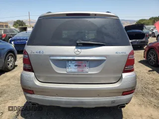 2007 Mercedes-Benz GL-Class with VIN 4JGBF71E97A195803, listed as a Copart auction lot 63149844 with 129,708 mi miles and Salvage Title. Bid and sale history available at carsss.com. Image 6.