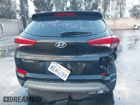 2018 Hyundai Tucson Sport with VIN KM8J33AL4JU753431, listed as a IAAI auction lot 41685678 with 71,934 mi miles. Bid and sale history available at carsss.com. Image 16.