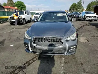 2014 Infiniti Q50 Premium with VIN JN1BV7AP3EM691249, listed as a Copart auction lot 59920285 with 168,208 mi miles and Salvage title. Bid and sale history available at DreamBid. Image 13.