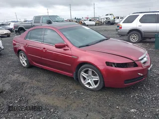 2005 Acura TL with VIN 19UUA66285A035866, listed as a IAAI auction lot 41590459 with 184,942 mi miles. Bid and sale history available at carsss.com. Image 1.